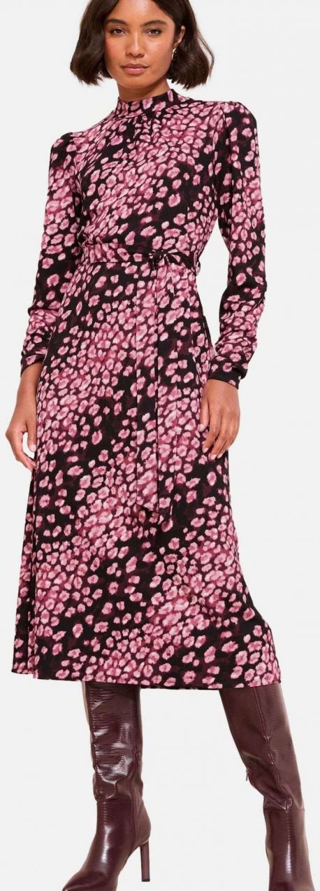 Friends Like These Šaty  ružová / čierna