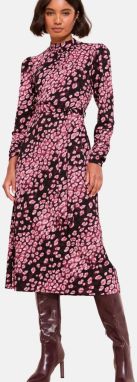 Friends Like These Šaty  ružová / čierna