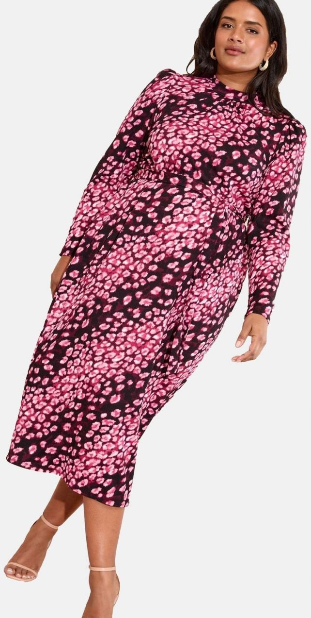 Friends Like These Šaty  ružová / svetloružová / čierna / biela