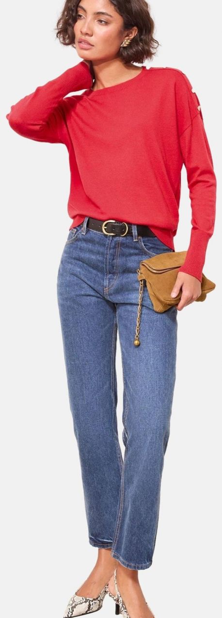 Friends Like These Sveter  červená