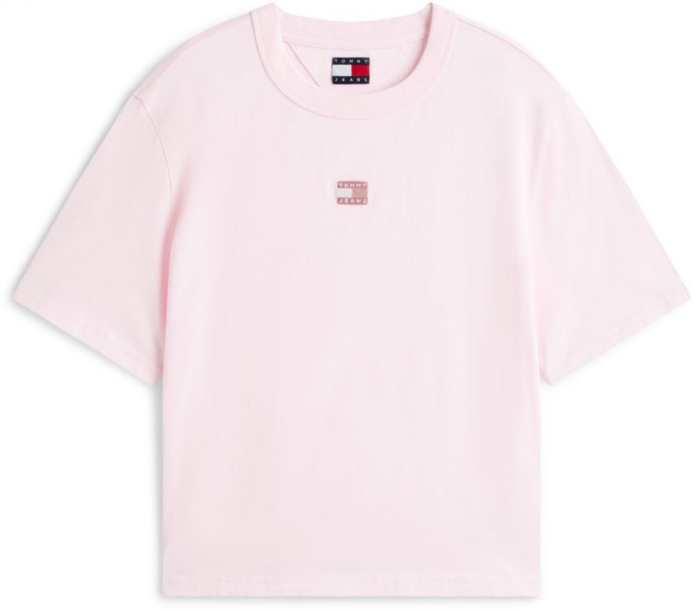 Tommy Jeans Tričko  pastelovo ružová