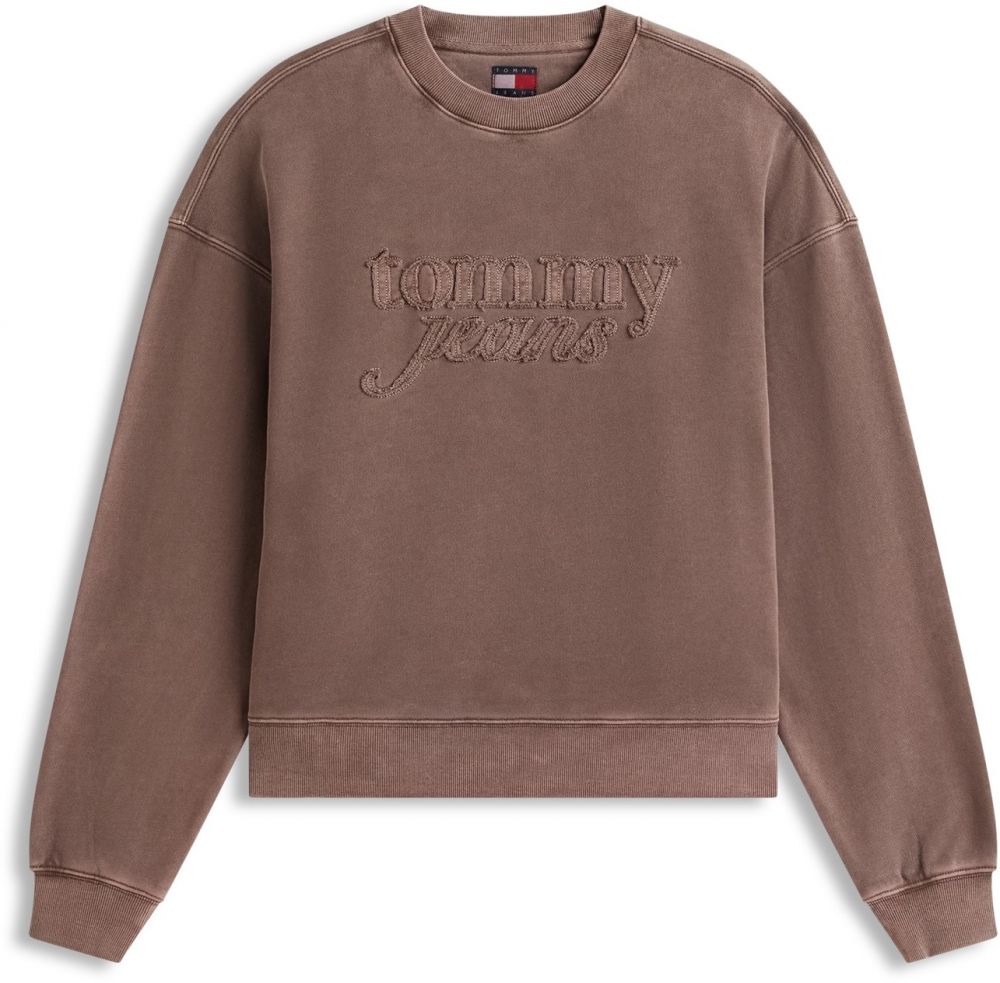 Tommy Jeans Mikina  čokoládová