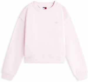 Tommy Jeans Mikina  pastelovo ružová
