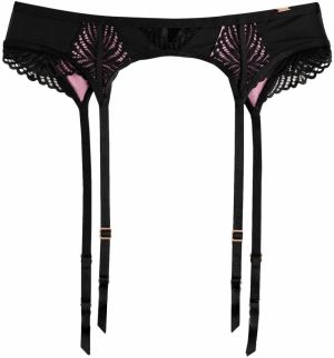 Lipsy Podväzky  slivková / čierna