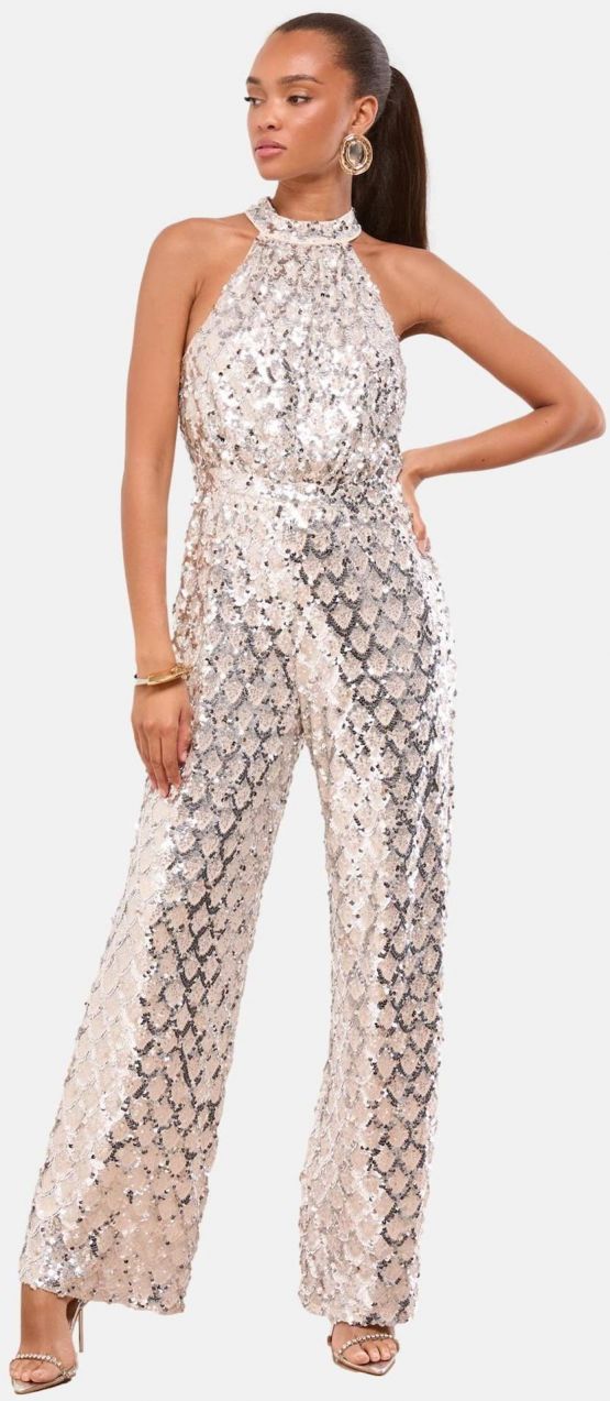 Lipsy Overal  strieborná