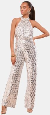 Lipsy Overal  strieborná