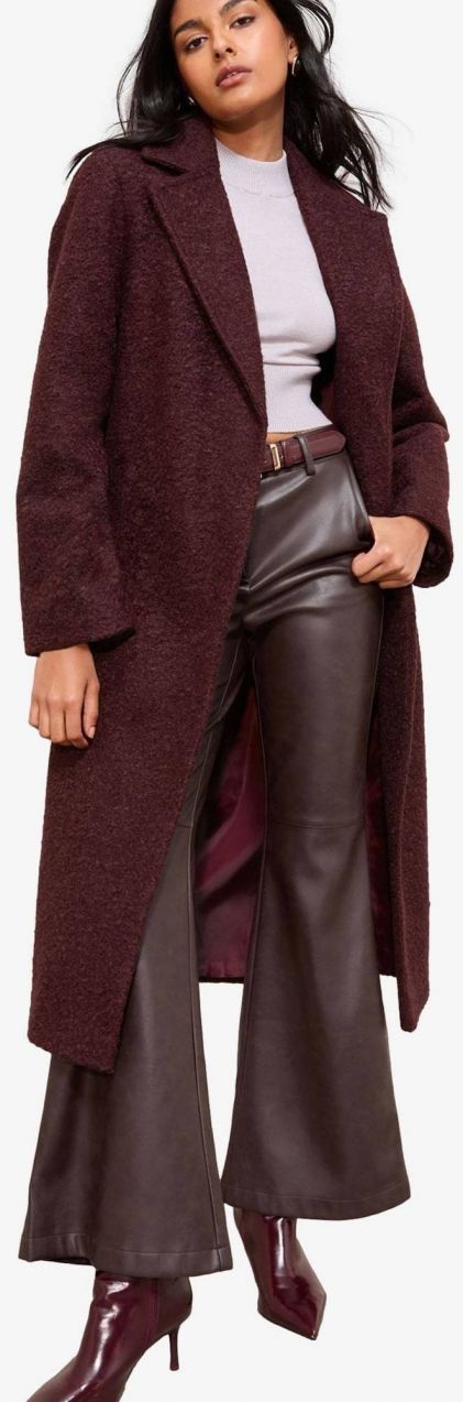 Friends Like These Prechodný kabát  burgundská