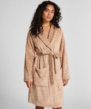 Hunkemöller Krátky župan  béžová