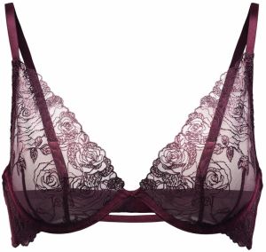 Hunkemöller Podprsenka 'HOLLIE'  vínovo červená