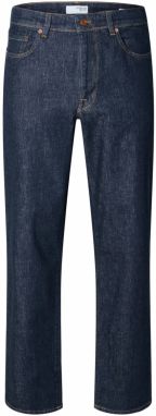 SELECTED Džínsy 'COLE'  námornícka modrá