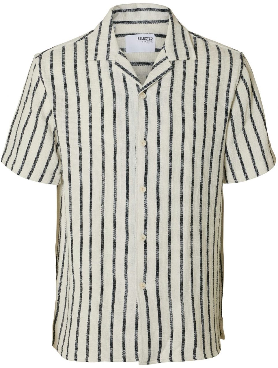 SELECTED Košeľa 'SLHSal'  čierna / biela