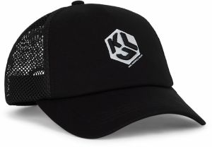 KARL LAGERFELD JEANS Čiapka  čierna / prírodná biela