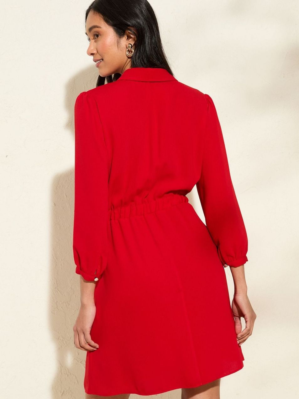Friends Like These Košeľové šaty  červená