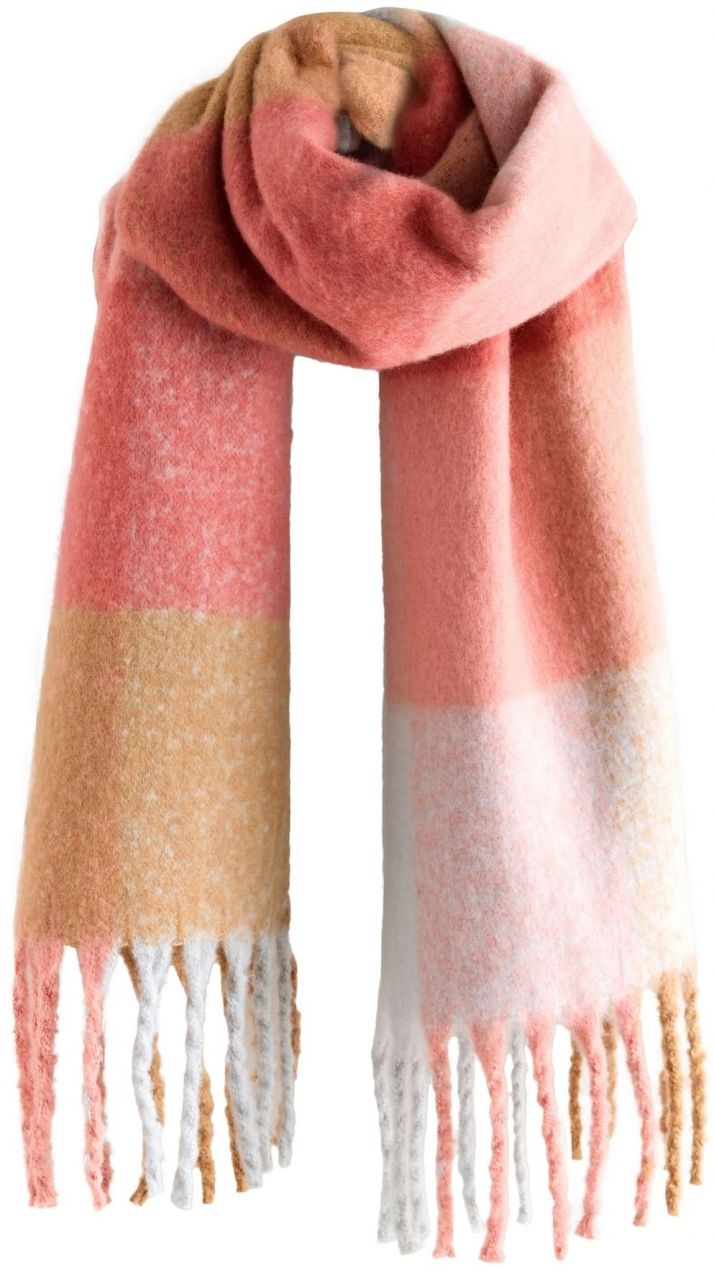 Next Šál  béžová / koralová / ružová
