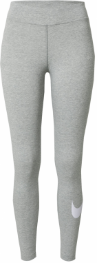 NIKE Športové nohavice 'Essential'  sivá melírovaná / biela