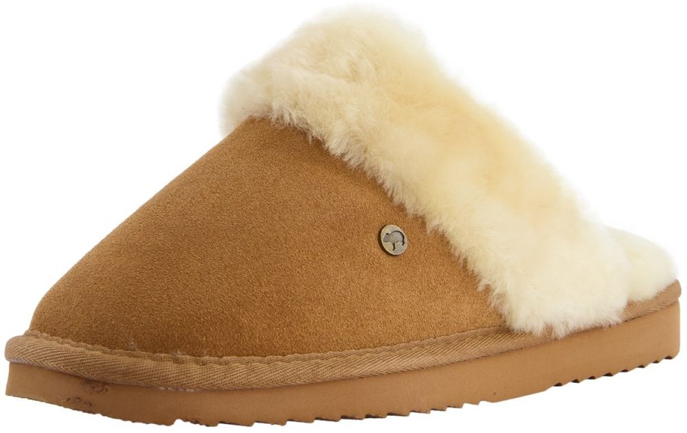 Warmbat Papuče 'Flurry'  krémová / koňaková