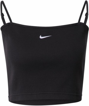 Nike Sportswear Top 'Essential'  čierna / biela