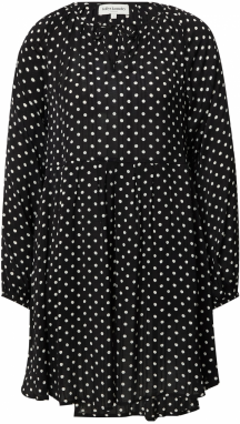 Lollys Laundry Košeľové šaty 'Lucca'  čierna / biela