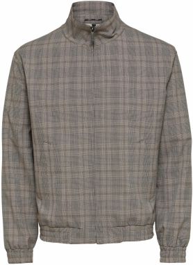 SELECTED Prechodná bunda 'Lucas'  hnedá / sivá