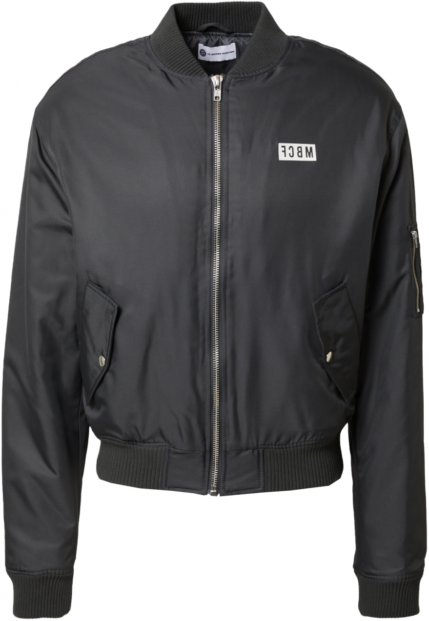 FCBM Prechodná bunda 'Nicolas'  tmavosivá