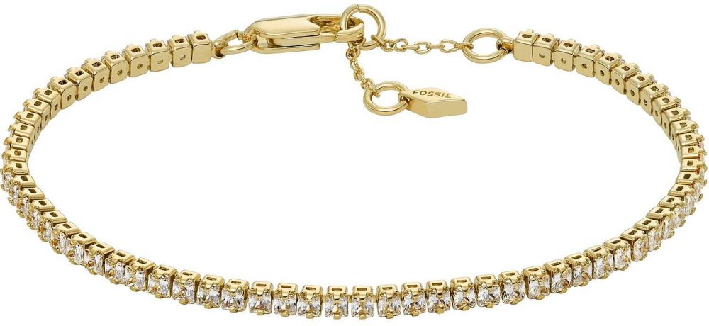 FOSSIL Náramok 'Ellis'  zlatá / priehľadná