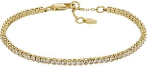 FOSSIL Náramok 'Ellis'  zlatá / priehľadná