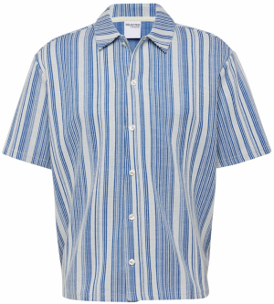 SELECTED Košeľa 'Skylar'  kobaltovomodrá / nebesky modrá / biela