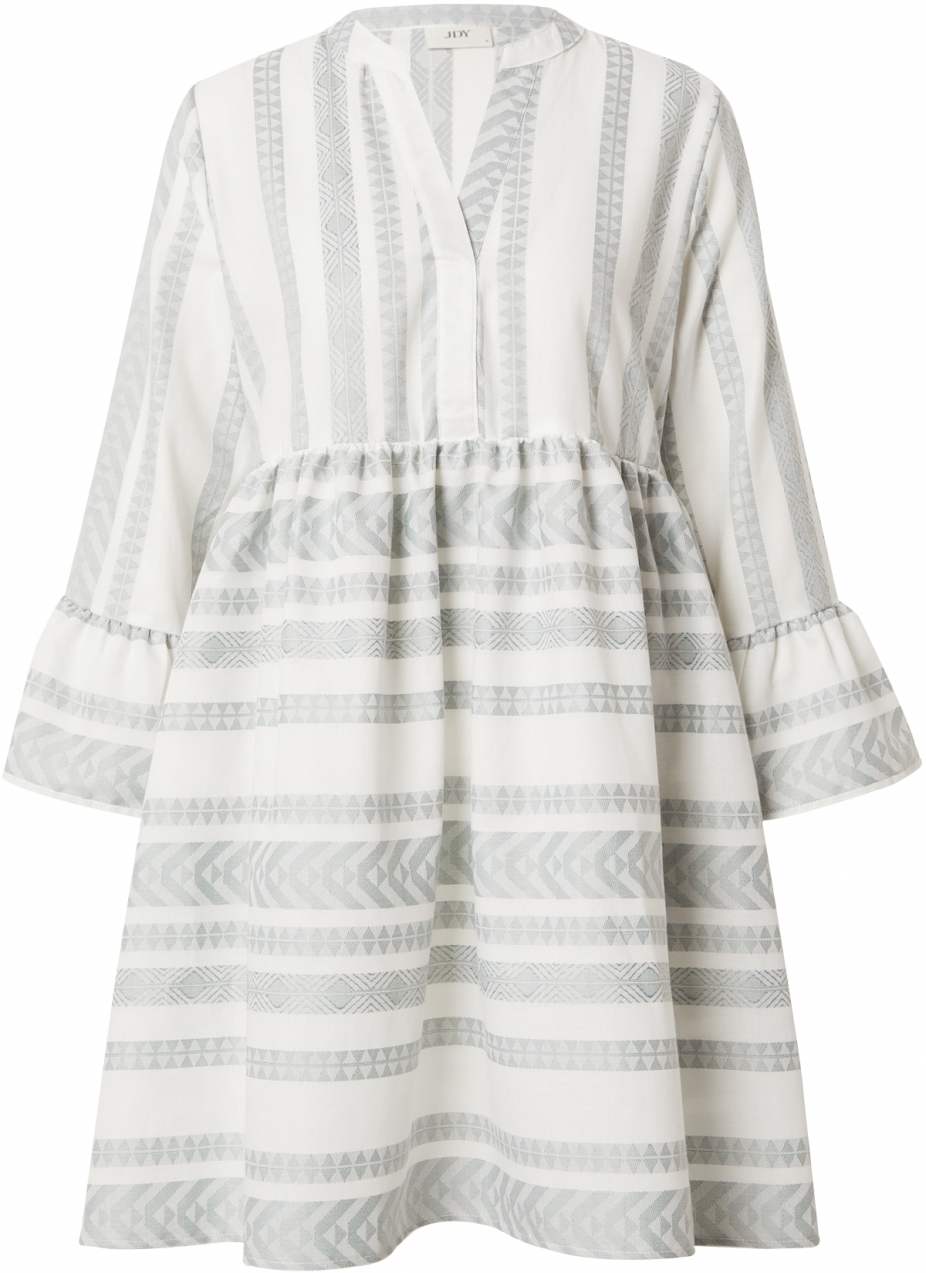 JDY Šaty  sivá / biela