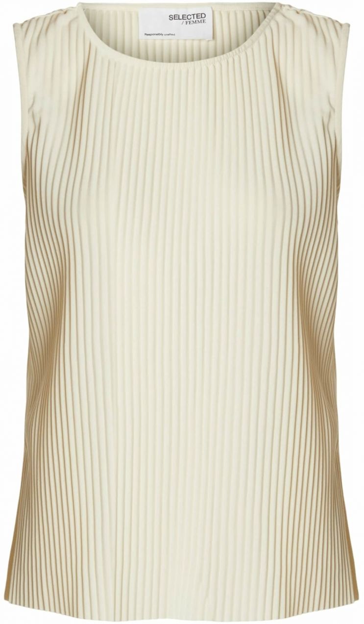 SELECTED Blúzka  svetlobéžová