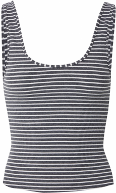 studioselect Top 'Cindy'  tmavosivá / biela