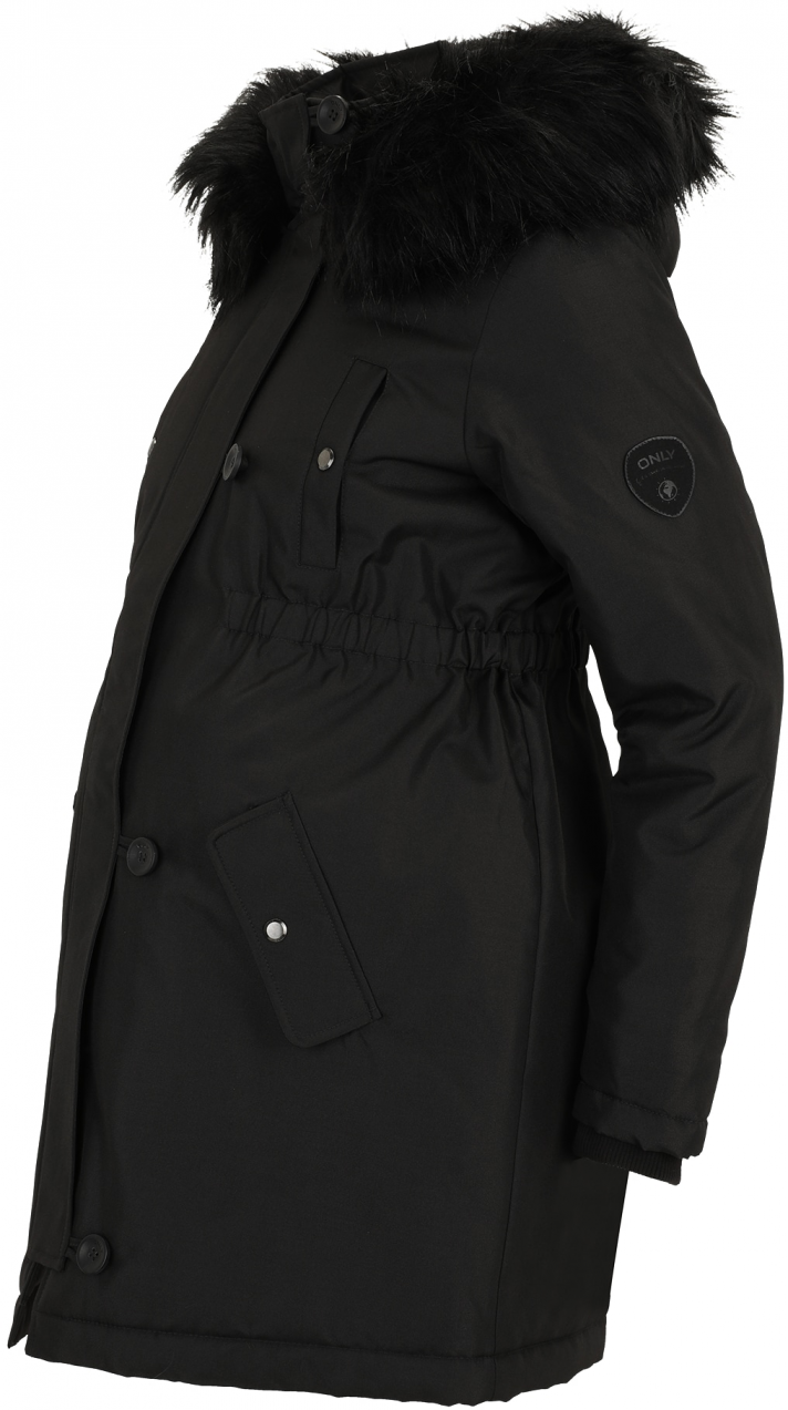 Only Maternity Zimná parka 'OLMIris'  čierna