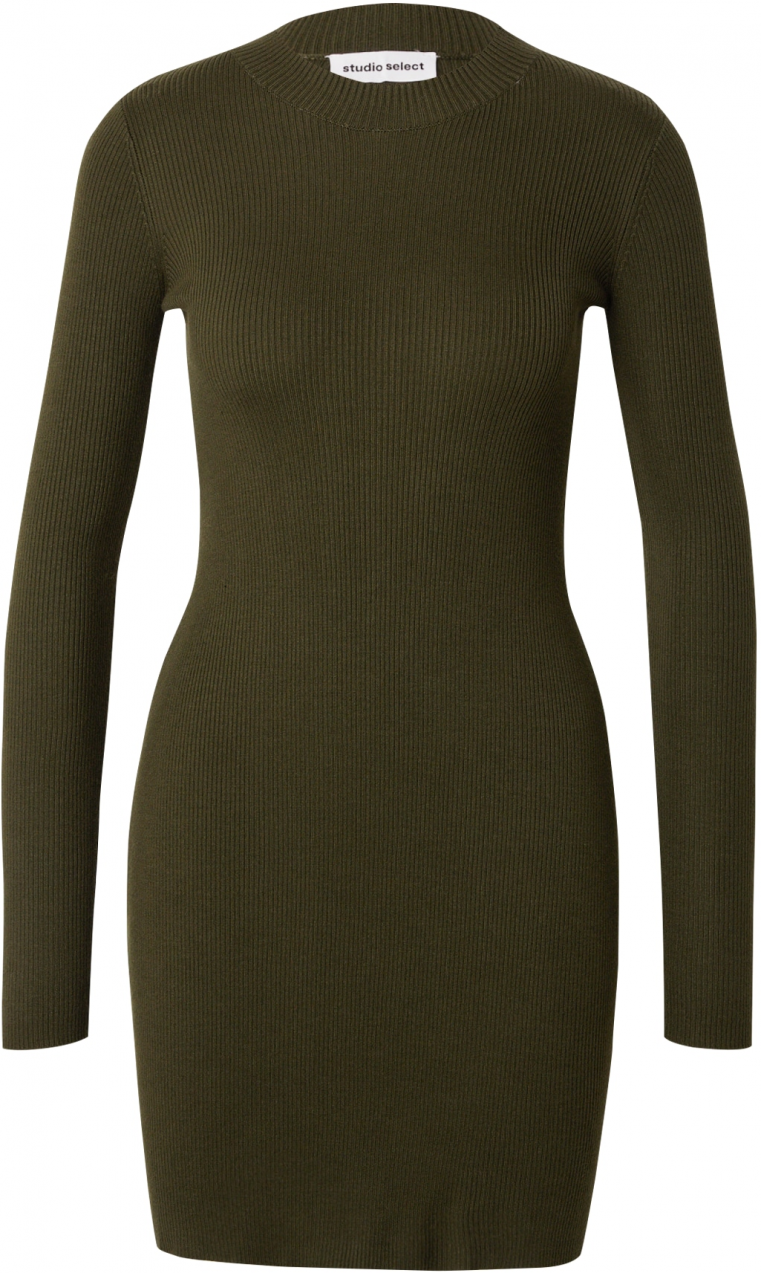 studioselect Pletené šaty 'Ashley'  tmavozelená