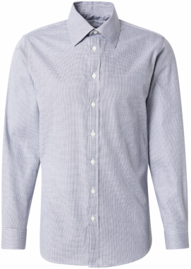 SELECTED Košeľa 'SLHSLIMETHAN'  modrosivá / šedobiela