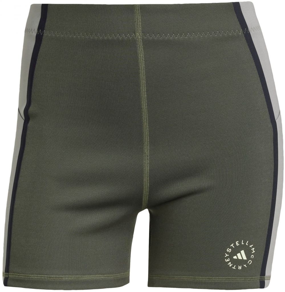 ADIDAS BY STELLA MCCARTNEY Športové nohavice 'Short'  sivá / čadičová / čierna / biela