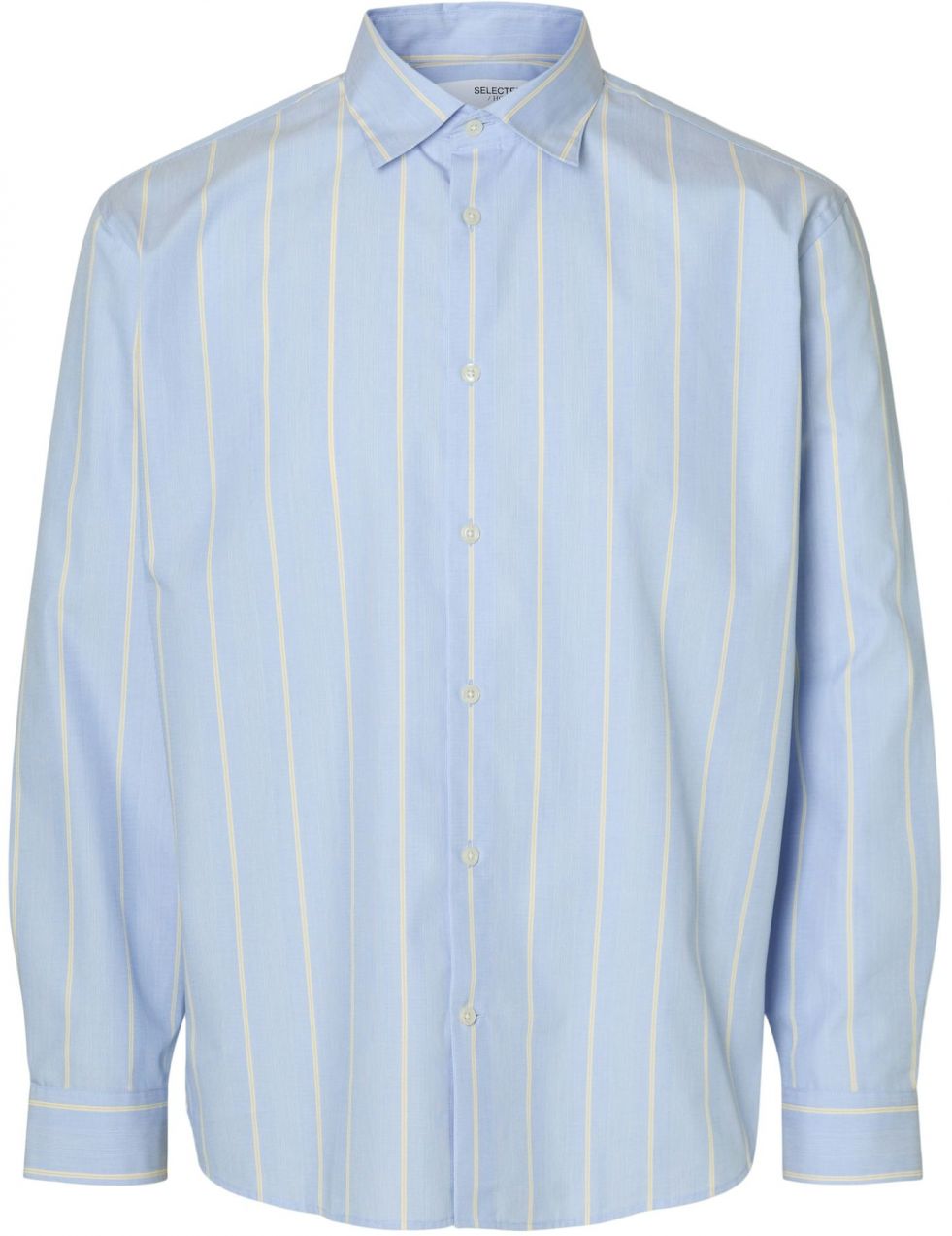 SELECTED Košeľa 'SLHBen'  svetlomodrá / citrónová / biela
