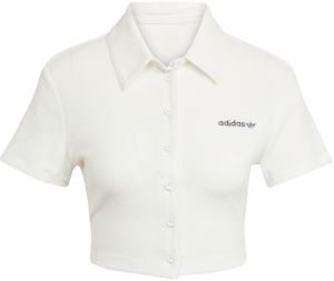 ADIDAS ORIGINALS Tričko 'Towel Button-Up'  čierna / biela