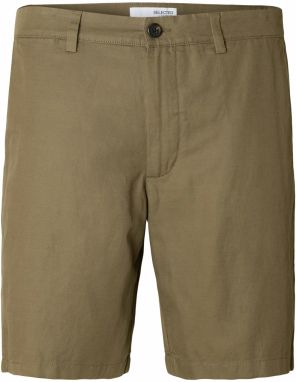 SELECTED Nohavice 'SLHMILES'  olivová