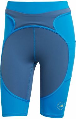 ADIDAS BY STELLA MCCARTNEY Športové nohavice 'Two-tone Bike'  modrá / zafírová / limetová