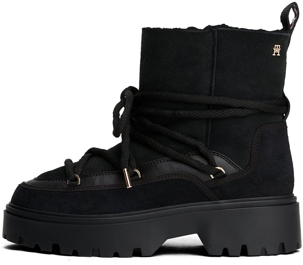 TOMMY HILFIGER Snehule  čierna