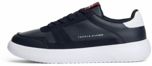 TOMMY HILFIGER Nízke tenisky  námornícka modrá / krvavo červená / čierna / biela