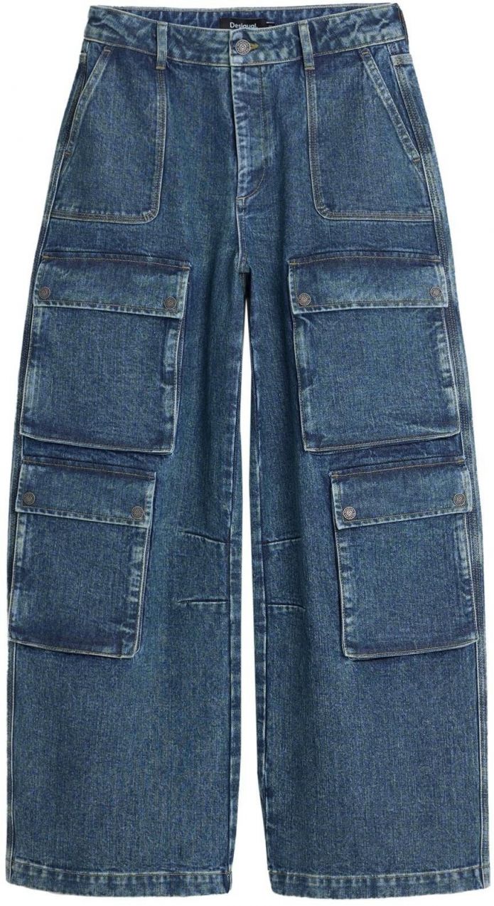 Desigual Džínsy  modrá