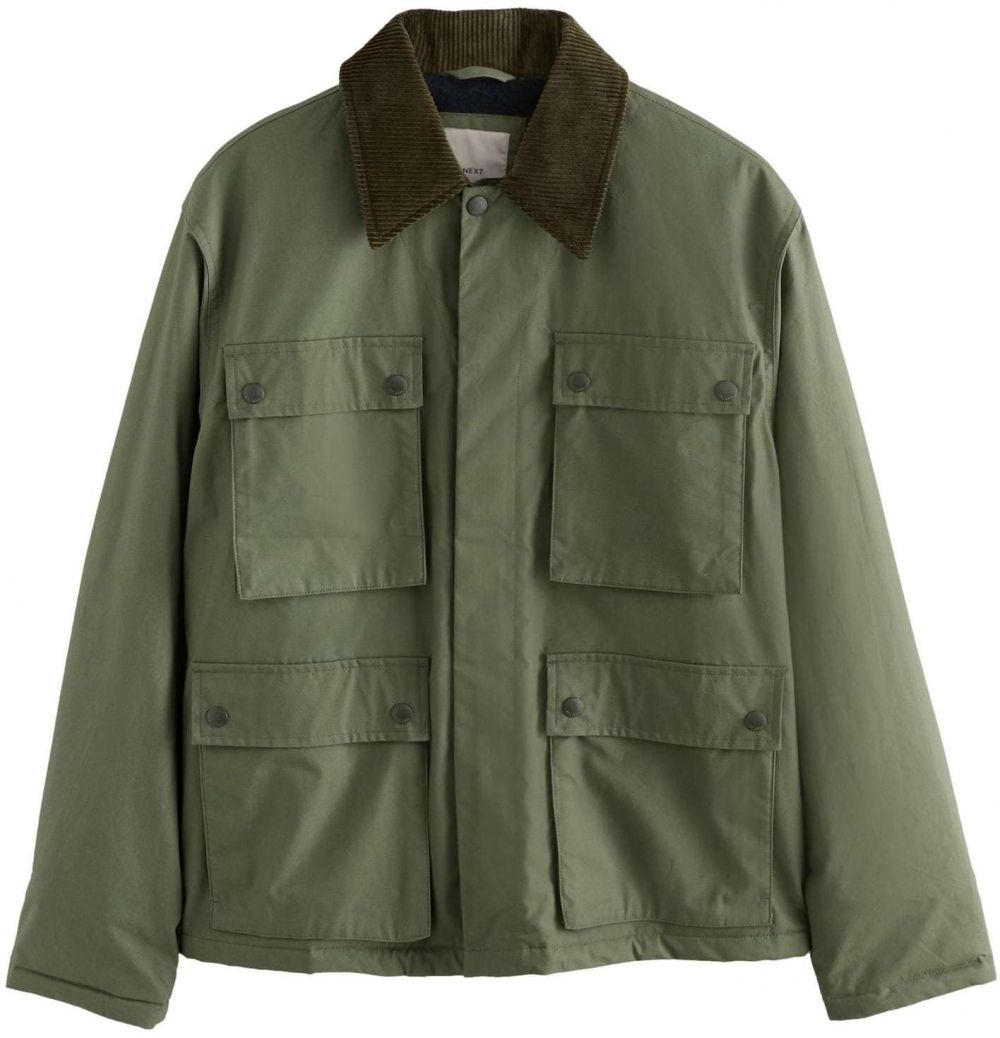 Next Prechodná bunda  kaki / tmavozelená