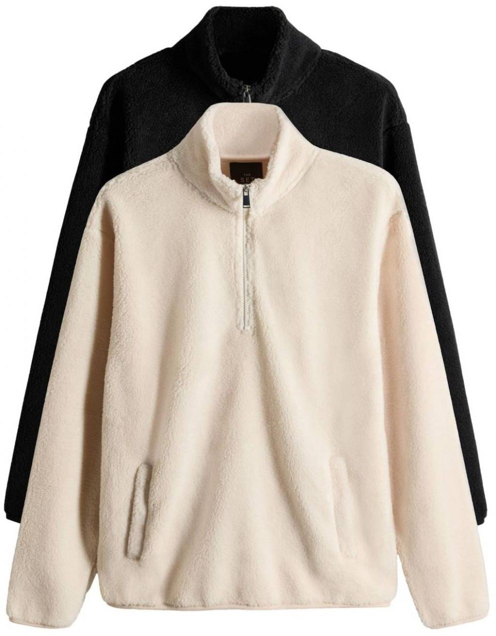 The Set Sveter  svetlobéžová / čierna