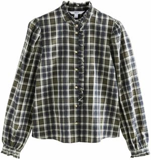 Next Blúzka  námornícka modrá / kaki / čierna / prírodná biela