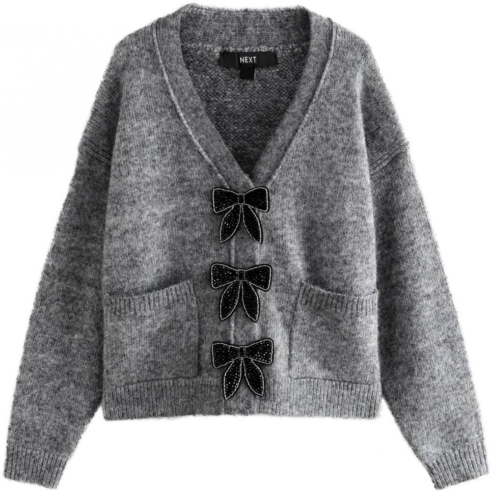 Next Kardigán  sivá melírovaná