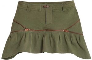 Desigual Sukňa  zelená