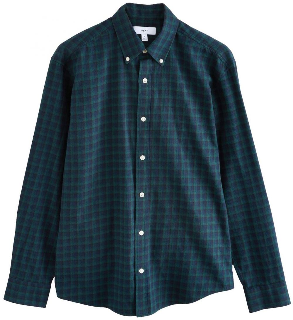 Next Košeľa  tmavomodrá / tmavozelená / čierna