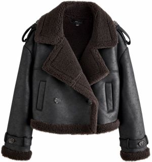 Next Prechodná bunda 'Aviator'  hnedá / čierna