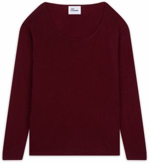 JUST CASHMERE Sveter 'Fiona'  bordová