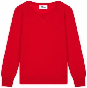 JUST CASHMERE Sveter 'Helen'  červená